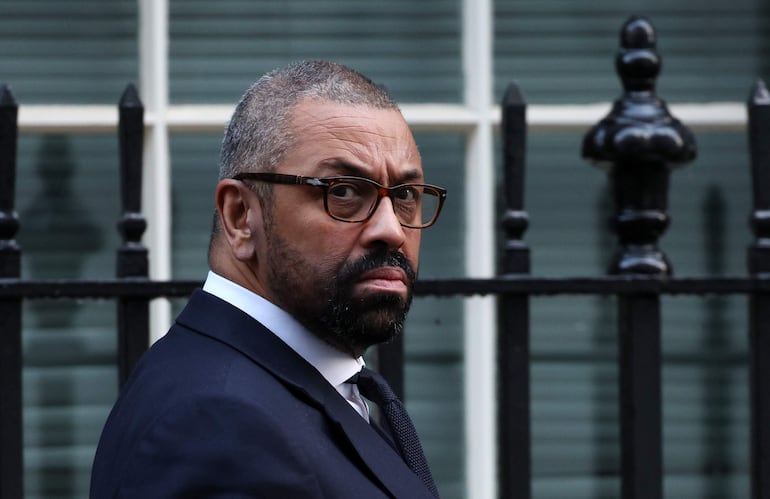 El ministro del Interio británico, James Cleverly.