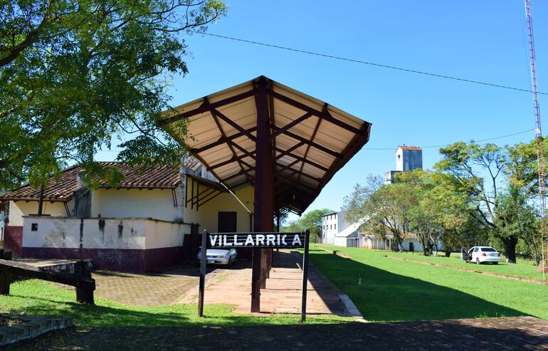 Exestación de trenes de la ciudad de Villarrica. 