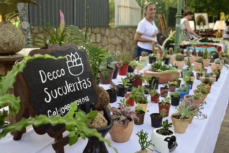 Las atractivas ferias artesanales en la Peatonal del Club Náutico San Bernardino.