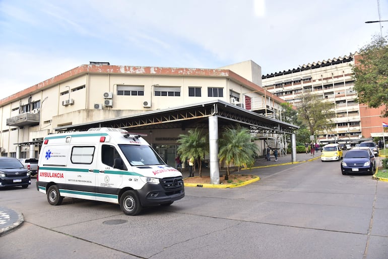 Hospital Central del IPS, donde se realizan la mayoría de las atenciones médicas para pacientes crónicos.