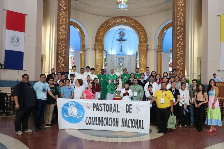 Estuvieron presentes los participantes de la asamblea Nacional Pastoral de Comunicación.