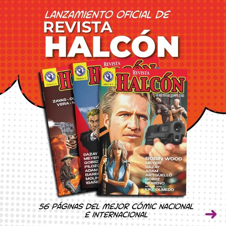 La Revista Halcón también será lanzada en esta ocasión.