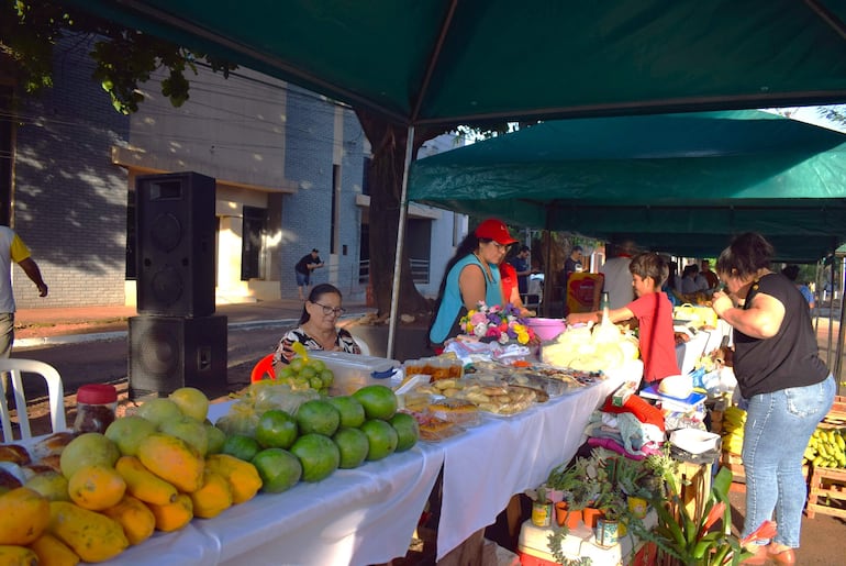  En la feria se exhibió lo que se produce en este distrito.