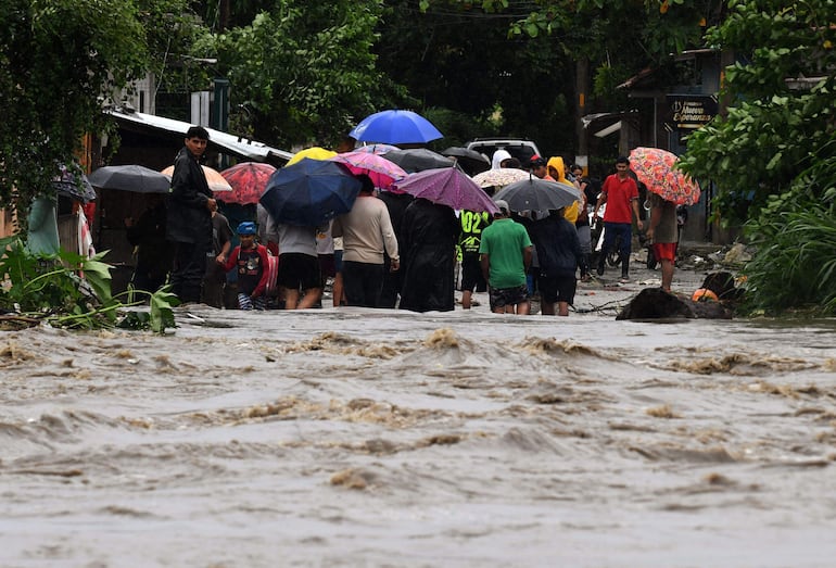 Inundaciones en Honduras.