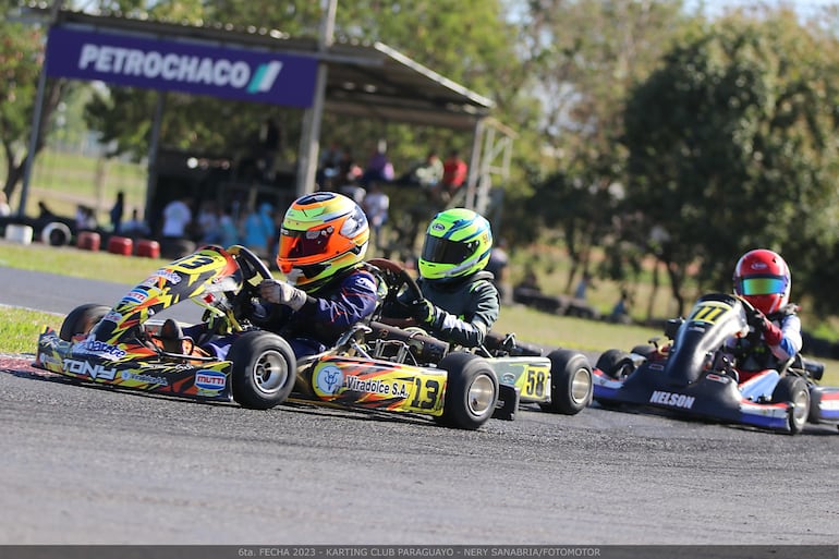 Tony Pugliesi (13) fue el ganador de la reñida categoría Semillero en Ñu Guasu.