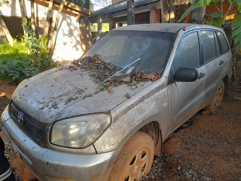 La vivienda abandonada está ubicada en el barrio Vista Alegre de Asunción.