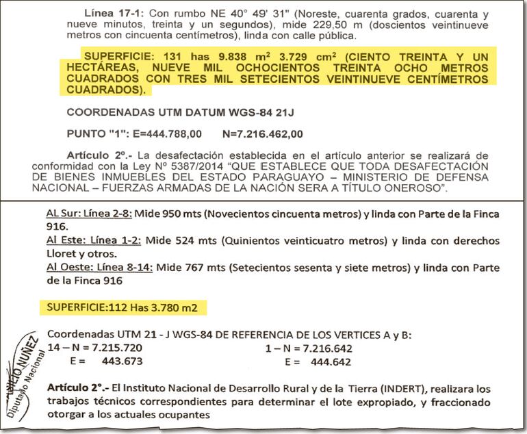 La ley sancionada el miércoles  último y uno de los proyectos presentados el año pasado por Núñez y Reimer.