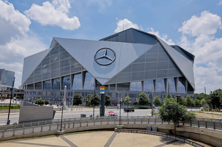 El estadio Mercedes-Benz es la sede de apertura de la Copa América 2024 en Atlanta., Estados Unidos. 