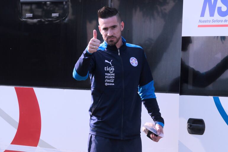 Antony Silva, con la Selección Paraguaya.