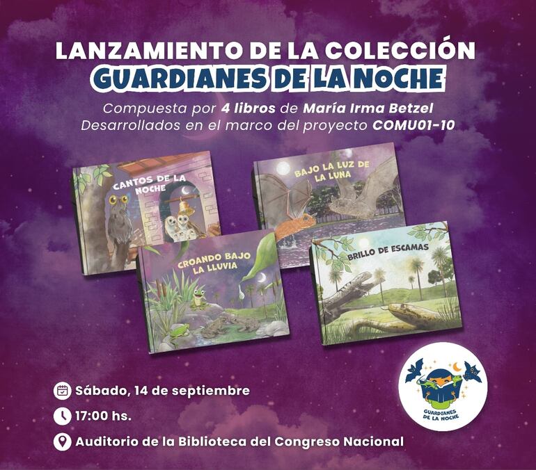 Presentación de la colección de libros de cuentos “Guardianes de la noche”