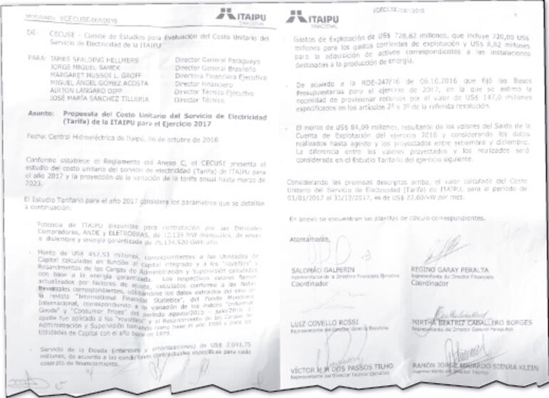 Anexos que prueban que las decisiones del Directorio Ejecutivo  y del Consejo de Administración fueron tomadas con mucha antelación.