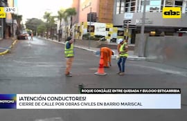 Video: Cierran calle por obras en barrio Mariscal