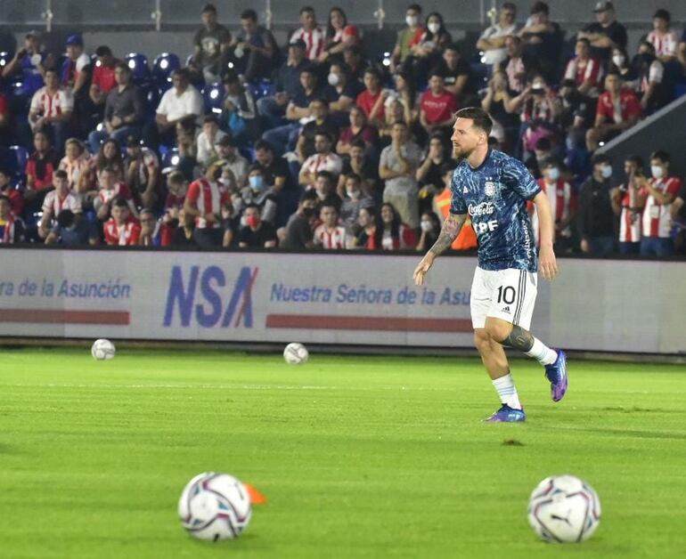 Lionel Messi, capitán de Argentina.