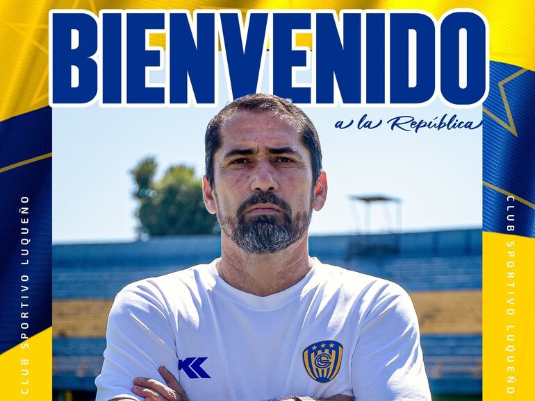 El anuncio oficial del entrenador Gustavo Morínigo en Sportivo Luqueño.