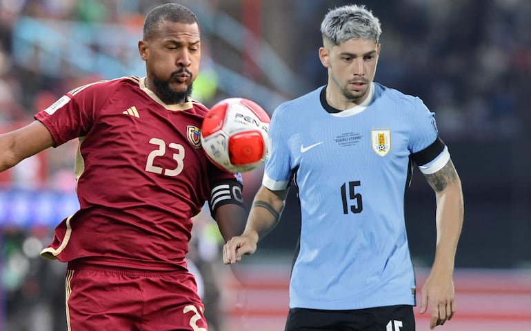 Venezuela y Uruguay juegan la octava fecha de las Eliminatorias Sudamericanas 2026.