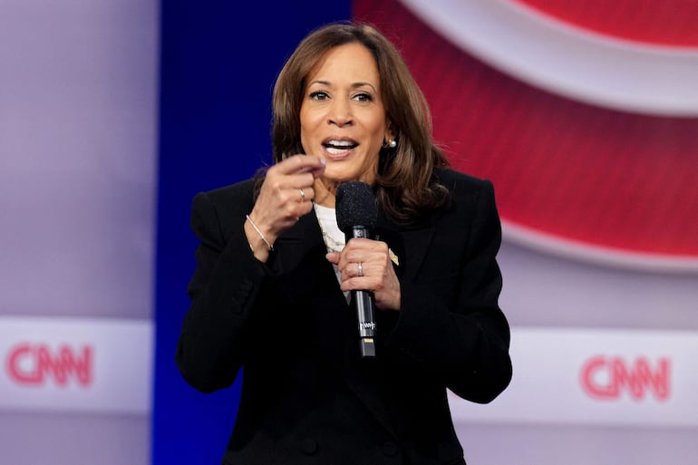 La candidata demócrata a la Casa Blanca, Kamala Harris.