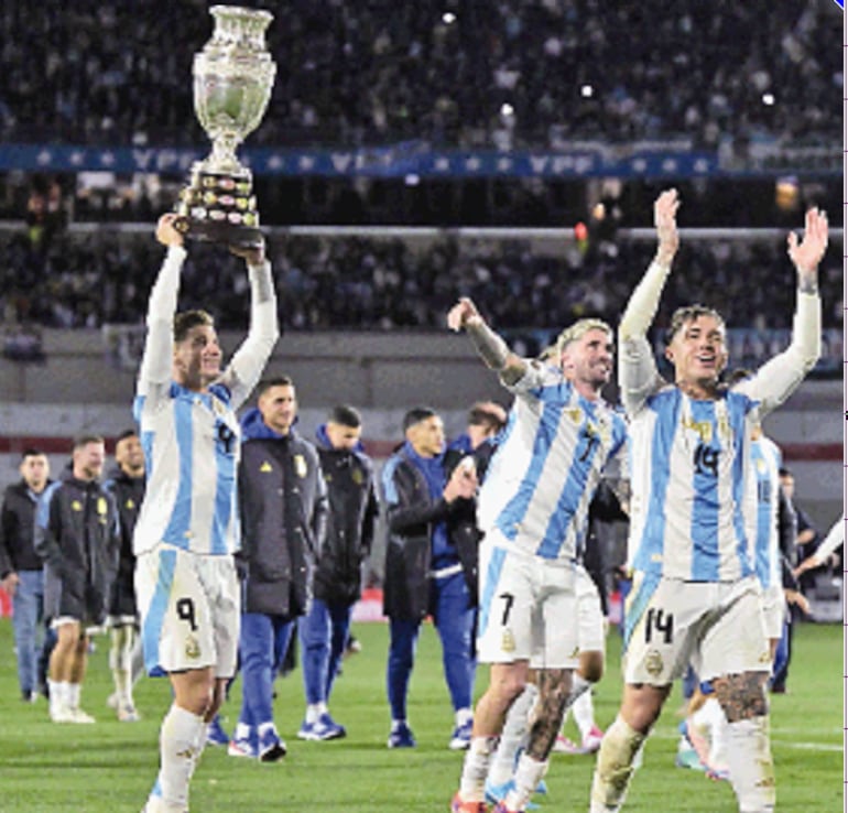 En este 2024 Argentina fue campeona de la Copa América.