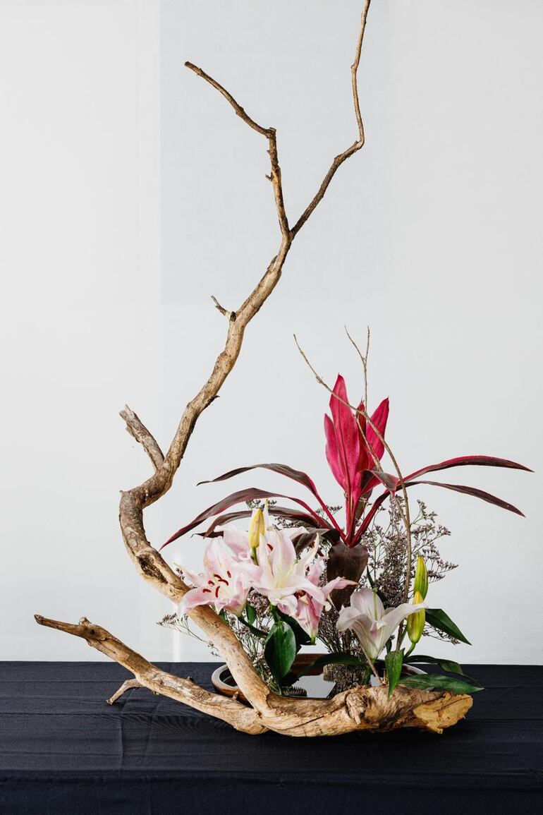 Diferentes técnicas se podrán apreciar en esta muestra conjunta de Ikebana.