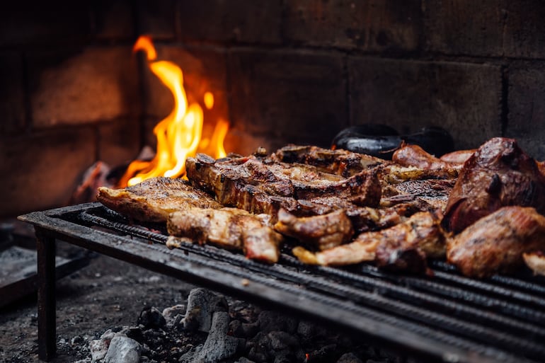 Carne, asado paraguayo