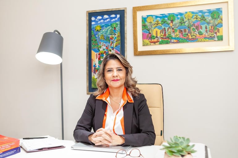 Cecilia Pérez, exministra de Justicia y actual abogada del expresidente Mario Abdo Benítez.