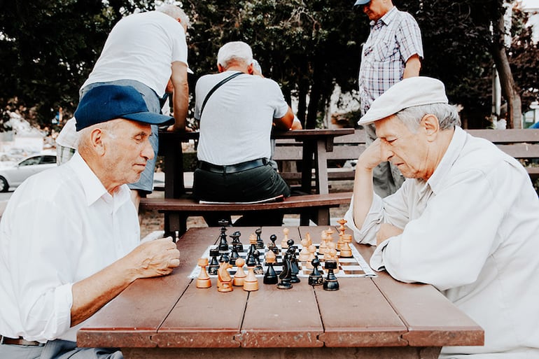 grupo social en la tercera edad