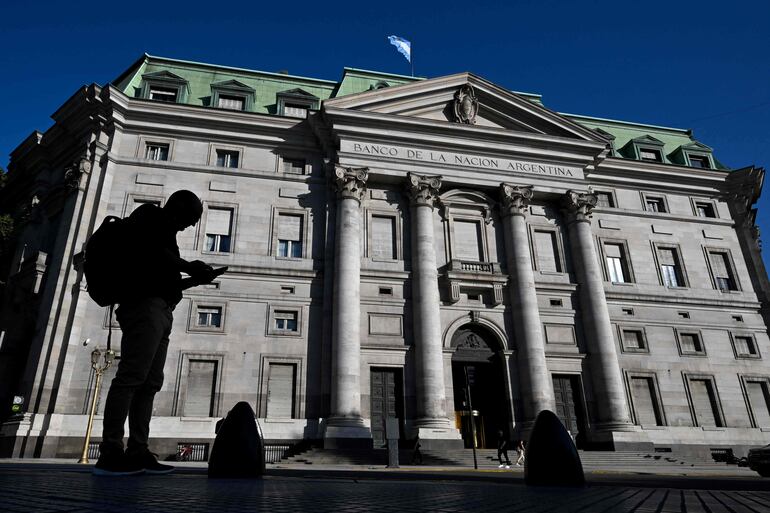 Banco de la Nación Argentina, sede en Buenos Aires. 