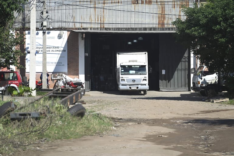 Fachada de uno de los parques sanitarios de Salud Pública en Mariano Roque Alonso. 