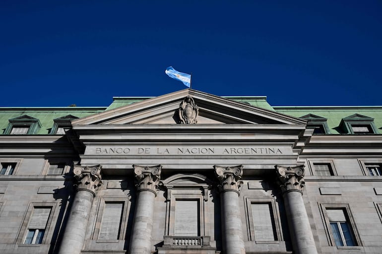 Banco de la Nación Argentina, en Buenos Aires, Argentina. 