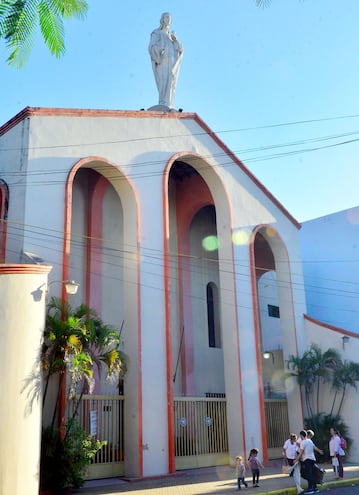 Santuario del Sagrado Corazón de Jesús, que hoy está de fiesta. Habrá procesión y misa desde la 15:00.