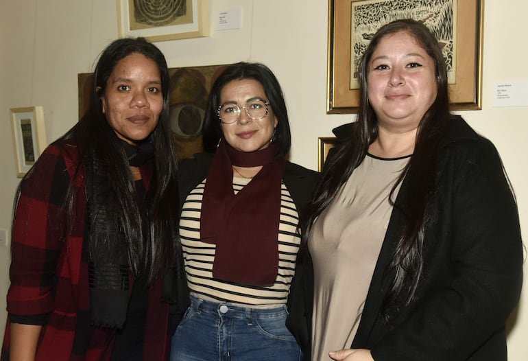 Rocío Cuevas, Cynthia Domínguez y Lourdes Maidana.