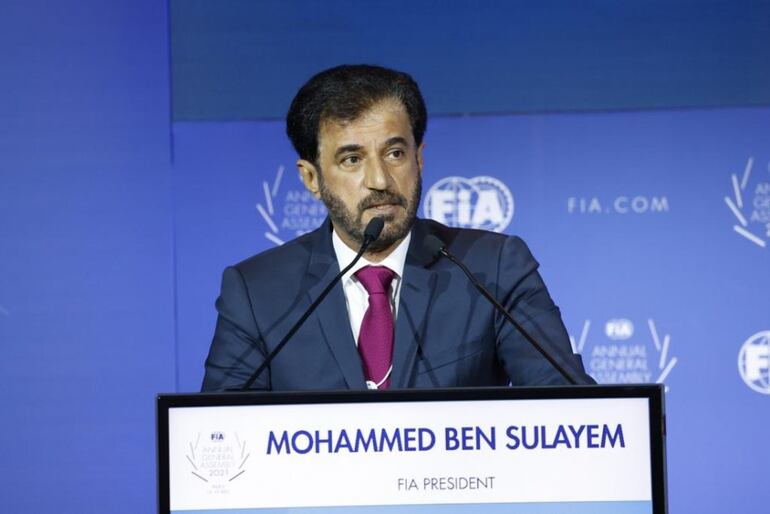 Mohammed ben Sulayem, presidente de la FIA.