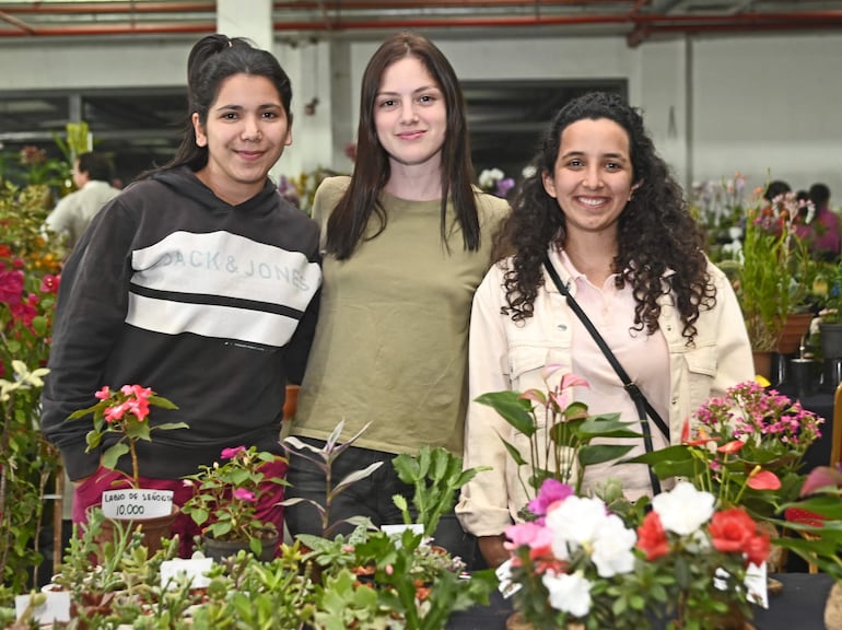 Magdalena Núñez, Ana Paula Benítez y María Sol Corvalán.