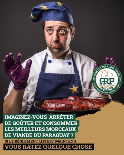 Campaña de la ARP a favor de la carne paraguaya.