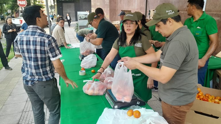 Feria de tomate en varios puntos de la capital y San Lorenzo.