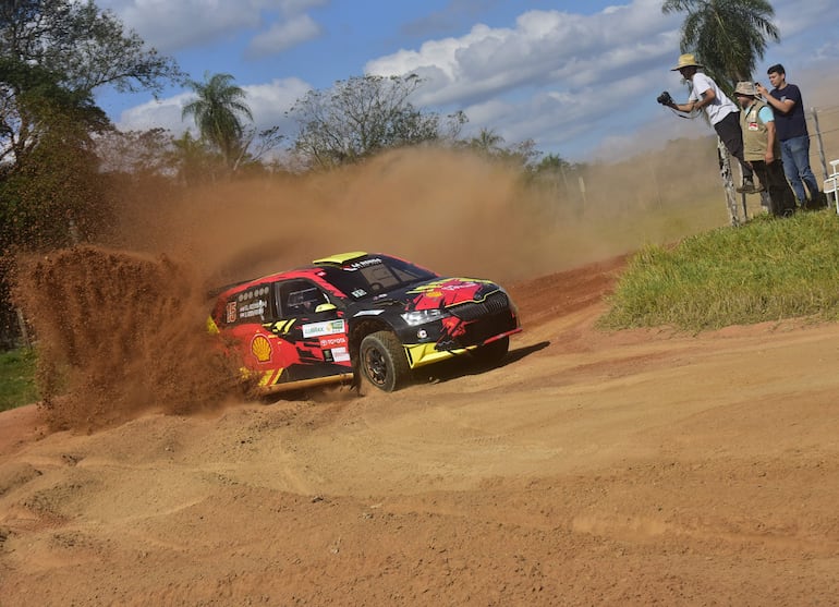 Miguel Ortega y Fabrizio Chiriani fueron segundos en la general con el Skoda Fabia Rally2 y ganadores de la Clase RC2A, para seguir liderando el certamen.