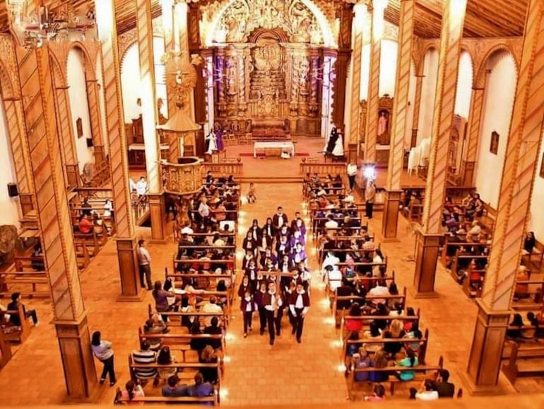 El templo de San Buenaventura, un patrimonio histórico, está postulado ante la Unesco como Patrimonio de la Humanidad.