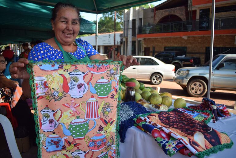  La productora del Comité María Auxiliadora de la compañía Santa Ángela Primera, Faustina Alonso.