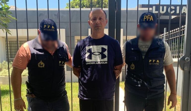 Empresario Diego Dirisio, detenido en Buenos Aires, Argentina.