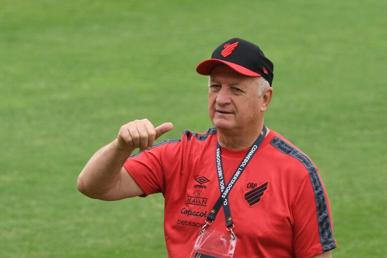 Luiz Felipe Scolari, cuando dirigía al Athletico Paranaense el año pasado.