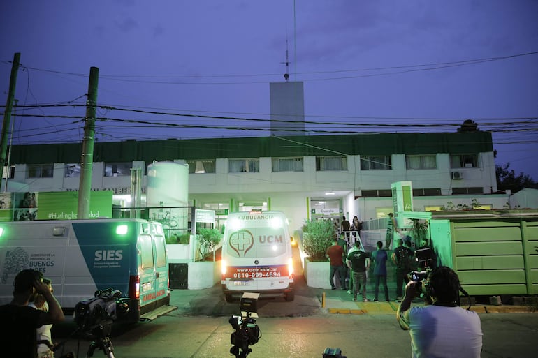 Hospital de San Bernardino, Buenos Aires, donde fueron ingresadas las personas intoxicadas con cocaína contaminada.