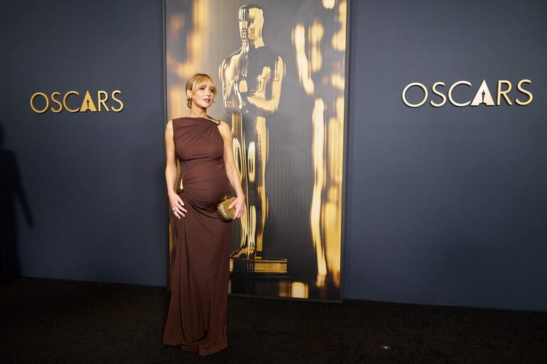 La ganadora del Óscar, Jennifer Lawrence, espera a su segundo hijo con Cooke Maroney. (EFE/EPA/ALLISON DINNER)
