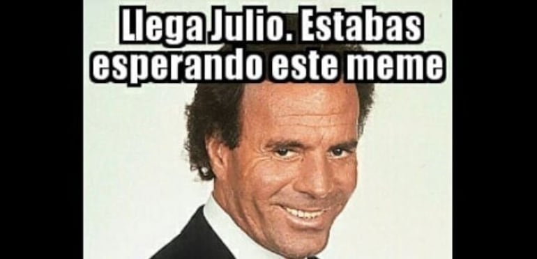 Llega Julio, estabas esperando este meme