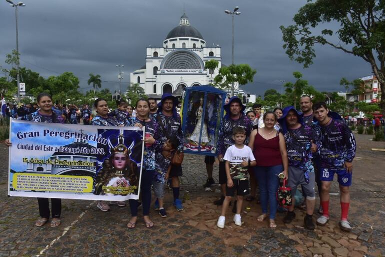 Caacupé 2023 peregrinos basílica