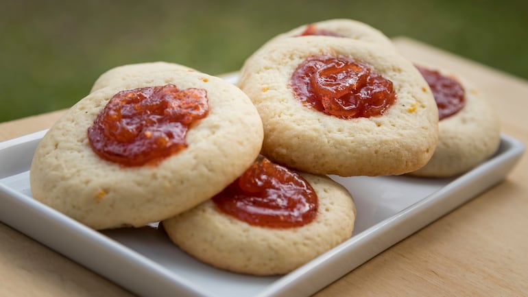 Pepas con dulce de membrillo, de guayaba, dulce de leche o mermelada. ¡Una delicia!