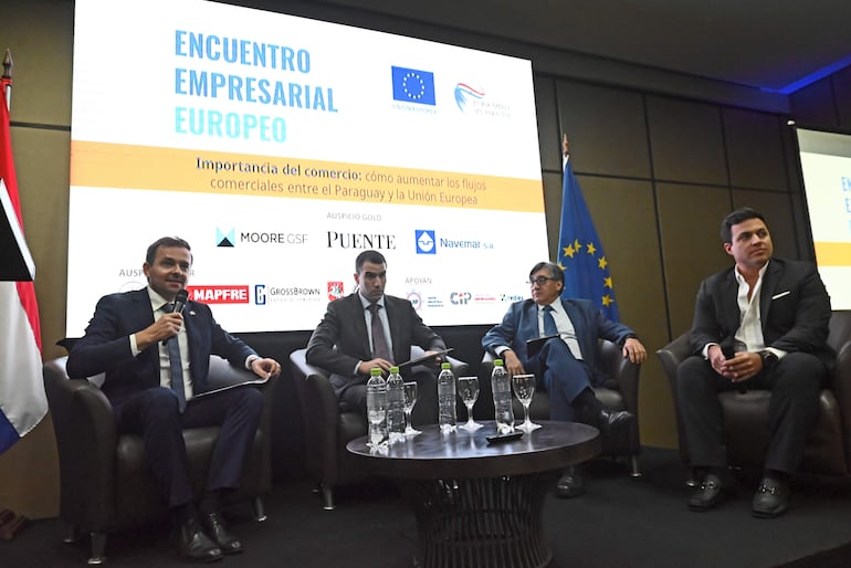 Vista del foro realizado en el hotel Crowne Plaza Asunción denominado Encuentro Empresarial Europeo, días atrás.