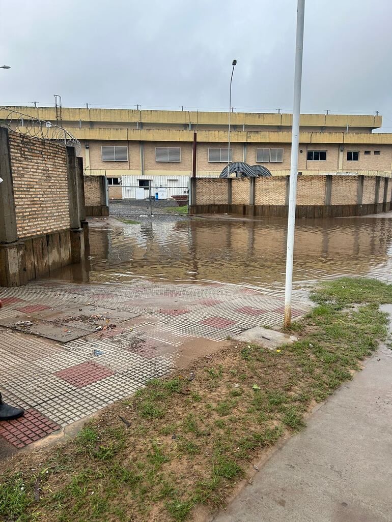 Inundaciones en zona de la Costanera, el puente y el corredor vial botánico.