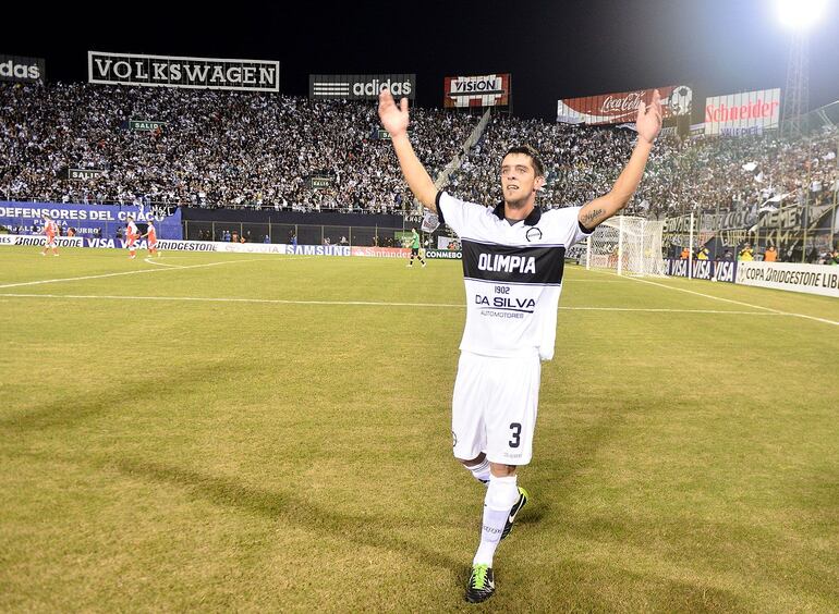 Alejandro Silva en la final de la Copa Libertadores 2013.