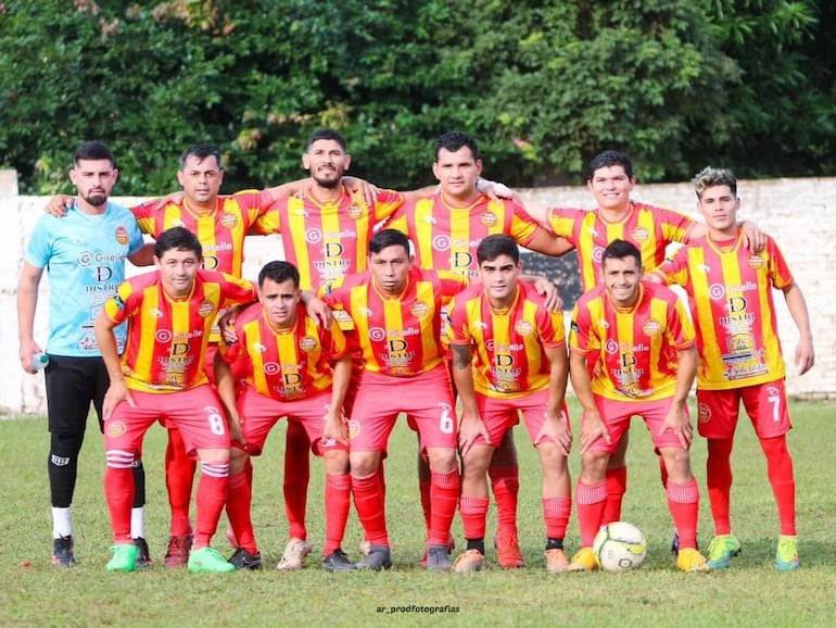 El Club Tte . Rojas Silva, que había ganado el partido 1-0 al Club Olimpia del distrito de San Roque González.