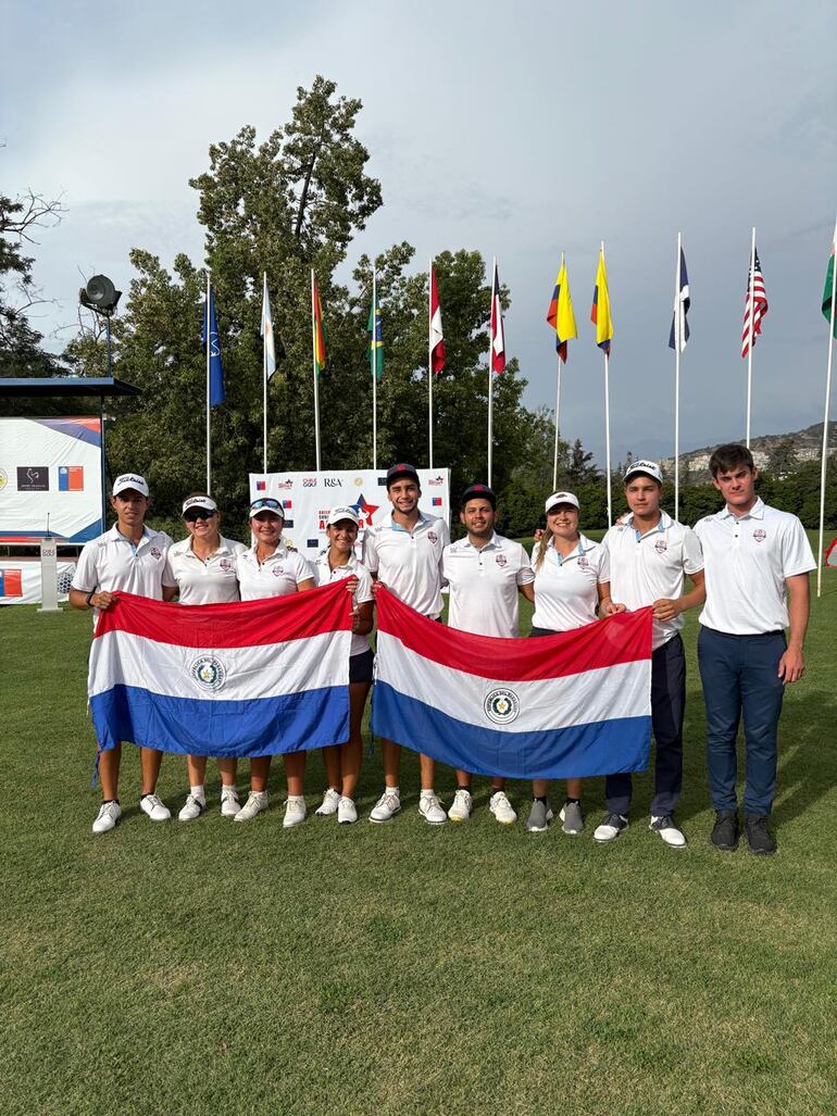 Los componentes del Team Paraguay, dejando en alto el nombre de nuestro país en Santiago de Chile.