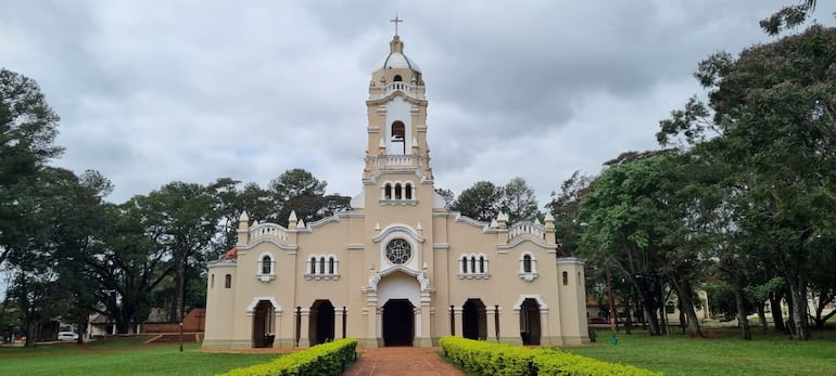 La iglesia de San Ignacio, Misiones donde se encuentra el santo patrono de esta comunidad.